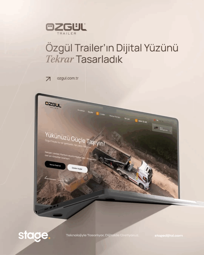 ozgul treyler web tasarım 2025